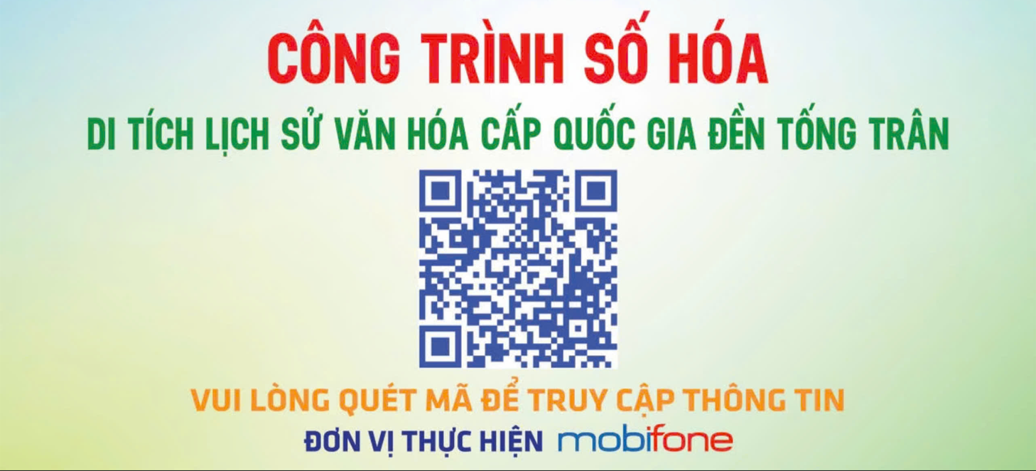 Số hoá di tích lịch sử văn hoá cấp quốc gia Đền Tống Trân