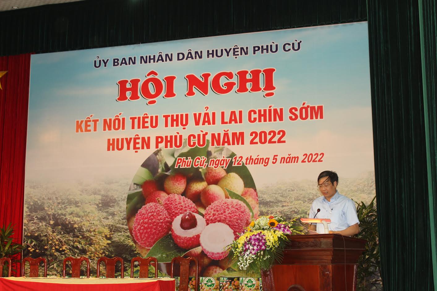   Hội nghị kết nối tiêu thụ vải lai chín sớm huyện Phù Cừ năm 2022