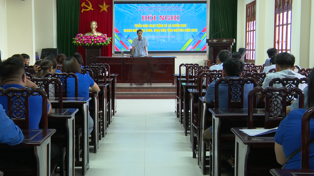   Hội nghị triển khai kế hoạch hoạt động hè và chiến dịch thanh niên, học sinh, sinh viên năm 2023