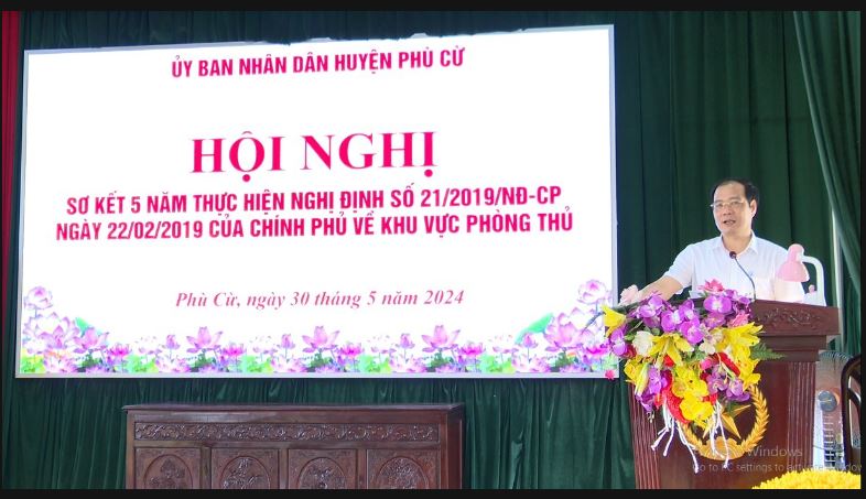   Sơ kết 5 năm thực hiện Nghị định số 21 của Chính phủ về khu vực phòng thủ